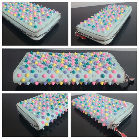 Christian Louboutin Panettone Multicolor Studded Long Wallet - Picture 8 of 12